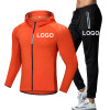 Men's Clothes With Polyester Tracksuit Custom Logo Full Zipper Tracksuits