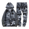 Custom Men's Clothing Camouflage Sports Gym Hoodies & Sweatshirts Suit Set