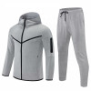 High Quality Men's Blank Clothes Hoodies Tracksuit Custom Cropped Sweatsuit Sets