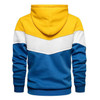 New Casual Men's Hoodies Sweatshirts Fashion Hoody Patchwork Loose Sportswear