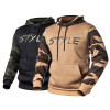 Men's Streetwear Polyester Camouflage Custom Embroidery Logo Hoodies