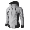 Men's Thick Hoodie Casual Windbreaker Jacket Long Sleeve Men's Fall Coat Casual