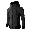 Men's Thick Hoodie Casual Windbreaker Jacket Long Sleeve Men's Fall Coat Casual