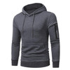 New Arrival Men's Hoodies Sweatshirts Pullover Long-Sleeved Hoody Casual Zip