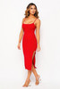 Side Slit Cami Dress-43383