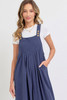 Adjustable Strap Overall Wide Leg Jumpsuit-44450 Adjustable Strap Overall Wide Leg Jumpsuit-44450