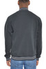 Mens Fleece Snap Button Varsity Jacket-44102