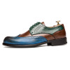 Men's Executive Oxfords Leather Shoes Casual Black Color Fashion Genuine Dress