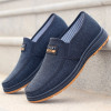 Comfortable Cloth Upper Men's Lightweight Flat Driving Travel Casual Shoes