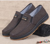 Comfortable Cloth Upper Men's Lightweight Flat Driving Travel Casual Shoes