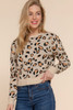 Long Slv Animal Jacquard Sweater       -44734 Long Slv Animal Jacquard Sweater       -44734