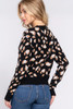 Long Slv Animal Jacquard Sweater       -44735 Long Slv Animal Jacquard Sweater       -44735