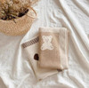 Children's Cute Brown Teddy Bear Cotton Warm Quilt  Swaddle Blanket