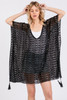 Crochet Lace Tassel Cover Up-47599