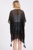 Crochet Lace Tassel Cover Up-47599
