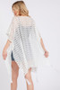 Crochet Lace Tassel Cover Up-47599