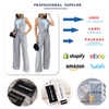 Women's Clothing with Office Ladies Suit Waistcoats Wide Leg Pants 2 Piece Sets