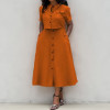 Women Clothing O Neck Short Sleeve Shirt And Half Skirt Two Piece Women's Sets