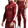 OEM&ODM Jogging Custom Sweat Absorbing Men's Fitted GYM Sports Tracksuit