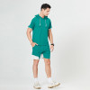 Men's Summer Short Sleeve Hoodie Sets With Shorts 2 Piece Custom Logo Tracksuits