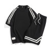 New Summer Men's Short Sleeve Crew Neck Loose Student Athleisure Suit