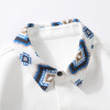 Men's Knitted Fabric High-quality Suit Main Push Two-piece Short-sleeved Shirt