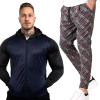 New Cotton Men's Sportswear Hoodie  Sweater Zipper Suit Jogging Wear Tracksuit