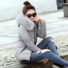 Winter Women's Down Jacket Padded Quilted Coat Slim Hooded Parka