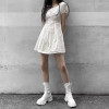 New Quality Lace Up Chelsea Boots Women Fashion Platform Martin Boots Plus Shoes