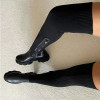 Botin Con Tacon Long Style Platform Over the Knee Knit Thigh High Boots