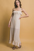 Smocked Ruffle Maxi Dress-48409