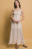 Smocked Ruffle Maxi Dress-48409