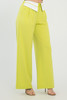 Front Button Fold-over Inside Zipper Pants           -48834