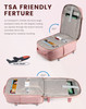 Large 40L 4pc Carry on Flight Bags Fashion Travel School Women Laptop Backpack