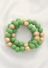 Metal Wood Bead Bracelet-41454