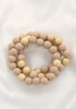 Metal Wood Bead Bracelet-41454