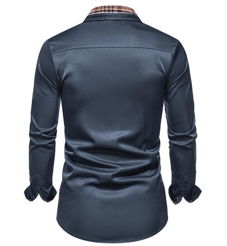 Fashion Design Long Sleeve Men's Slim Formal Casual Business Dress Shirts
