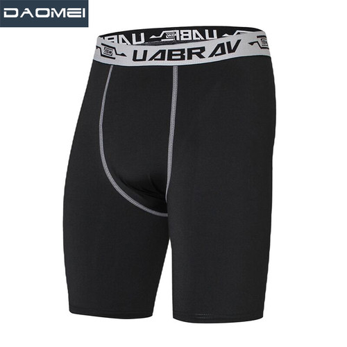 Men's High Elastic Fitness Quick Dry Spandex Running Custom Compression Shorts