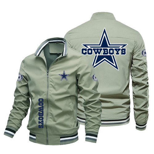 Trademark Cowboys Casual Jacket Men's Sport Solid Color Coat Fashion Jackets Trademark Cowboys Casual Jacket Men's Sport Solid Color Coat Fashion Jackets