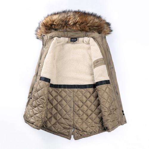 Men's Plus Size Jackets Overcoat Thicken Cotton-Padded Jacket Parka Outwear