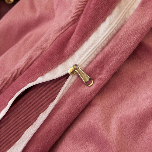 New Nature Plant Flora Pink Bed Skirted Bedding Sets With Lace Embroid