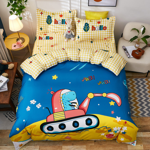 Custom Printed Kindergarten Bedding Cartoon Kids Quilt Cover Bed Duvet Cover Set Custom Printed Kindergarten Bedding Cartoon Kids Quilt Cover Bed Duvet Cover Set