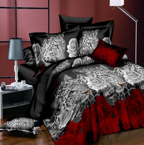 3D Flower Printed Bedding Set Custom King Size 4 Piece Bed Sheet Set For Home 3D Flower Printed Bedding Set Custom King Size 4 Piece Bed Sheet Set For Home