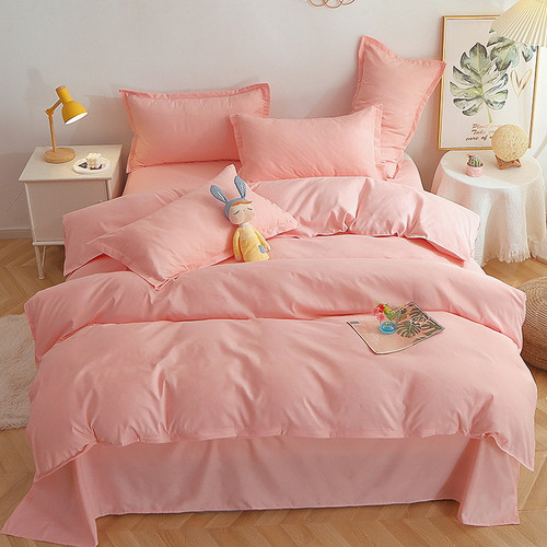 Brushed Four-piece Aloe Vera Cotton Sheet Quilt Cover Luxury Velvet Bedding Set Brushed Four-piece Aloe Vera Cotton Sheet Quilt Cover Luxury Velvet Bedding Set