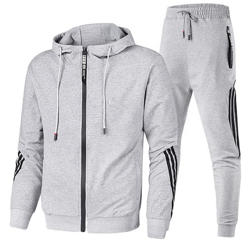 Custom Cotton Set Zipper Jacket Gym Pant Sweatsuit Sportswear Men's Tracksuits Custom Cotton Set Zipper Jacket Gym Pant Sweatsuit Sportswear Men's Tracksuits