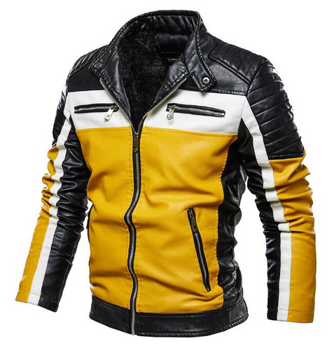 High Quality Stylish Motorbike Jackets Classic Thick For Men's Leather Jacket
