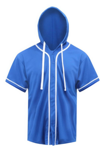 Hooded Baseball Jersey-43804