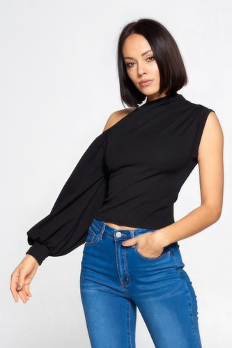 Ladies One-shoulder Top-43876