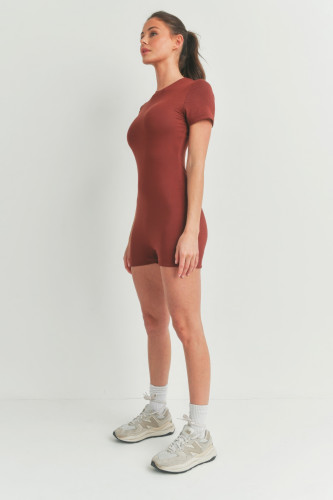 Solid Color Bodycon  Jumpsuit-43883