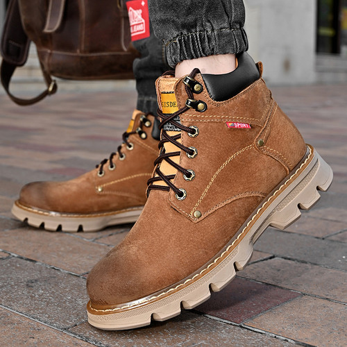 Men's Ankle Martin Boots Fashion Leather Chukka Boots for Men Designer Boots